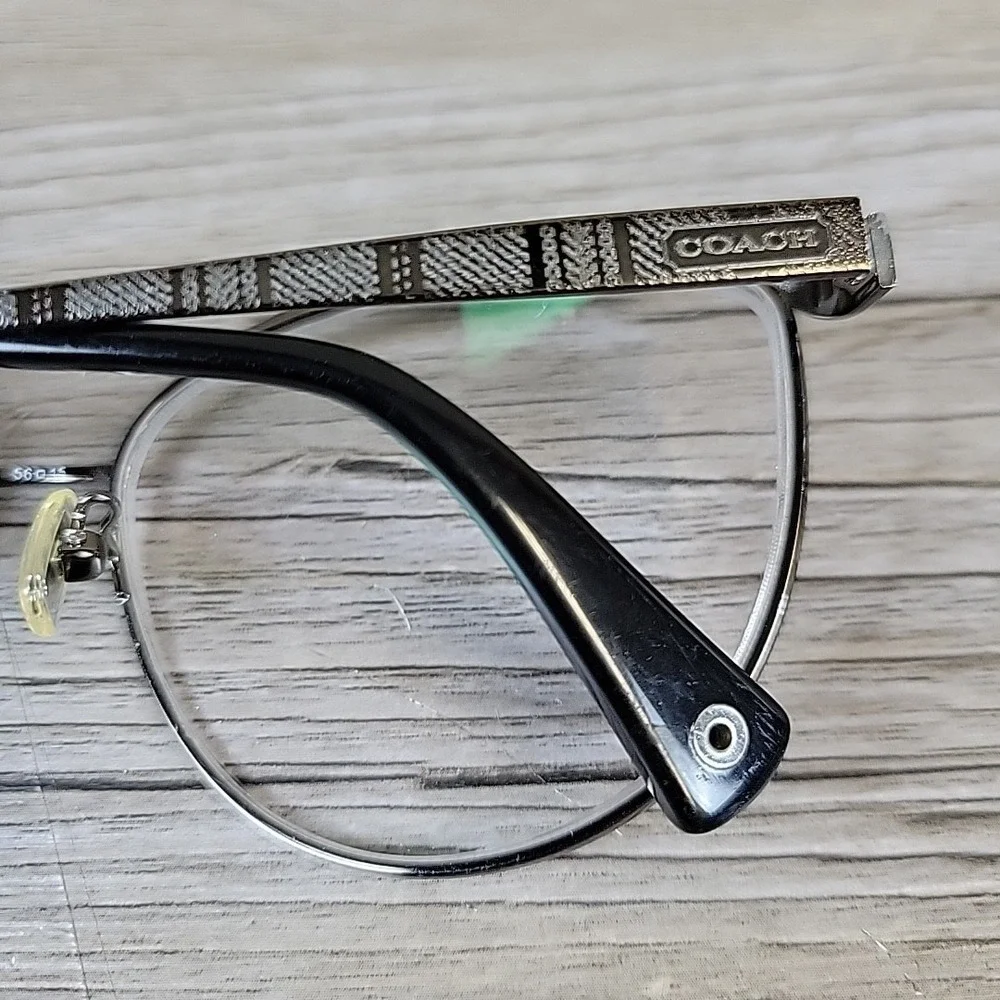 Coach HC 7027 L057 Catrice 9074/11‎ Dark Silver Eyeglasses Frames Only 56-15 135